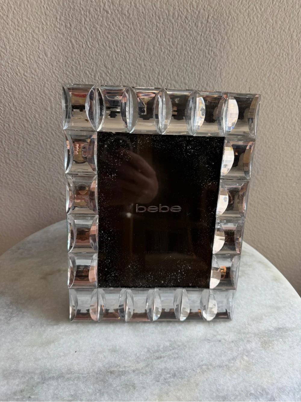 bebe silver tone
